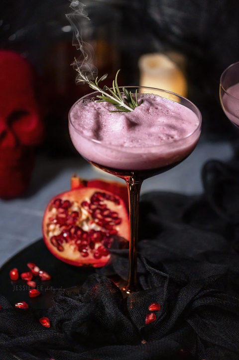 Black Magic Martini halloween drinks jessie lee photography
