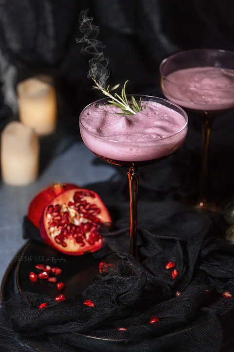 Black Magic Martini halloween drinks jessie lee photography